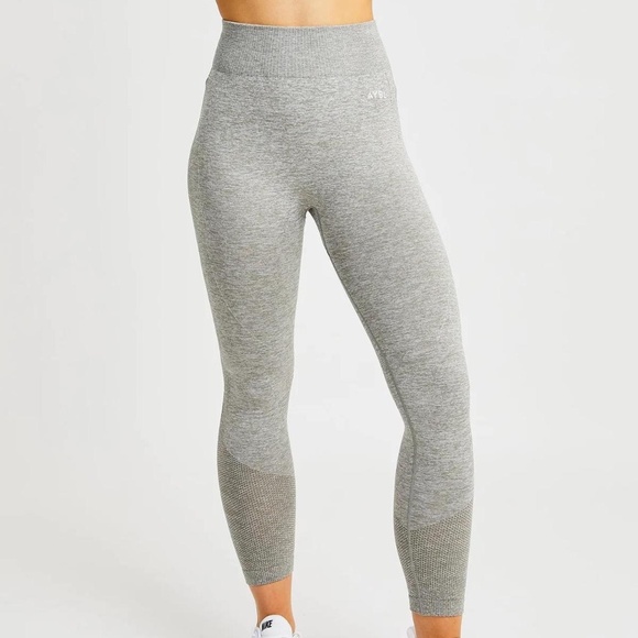 AYBL Seamless Leggings | Size XS | Light Grey Marl - Picture 1 of 8